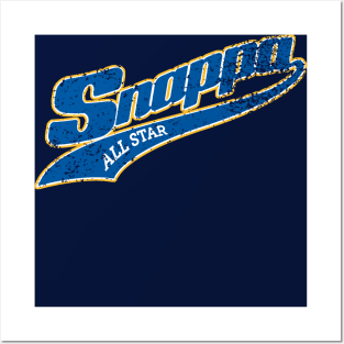 Snappa Blue & Gold Posters and Art